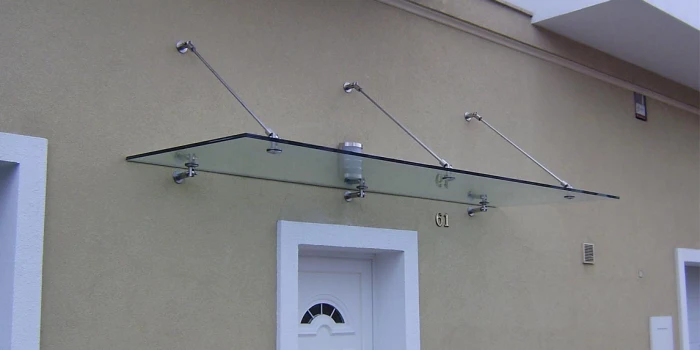 Niro Glass Design - Üveg előtető és franciaerkély képe