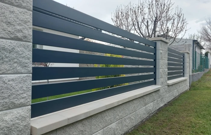 Alumínium kerítés - Niro Glass Design